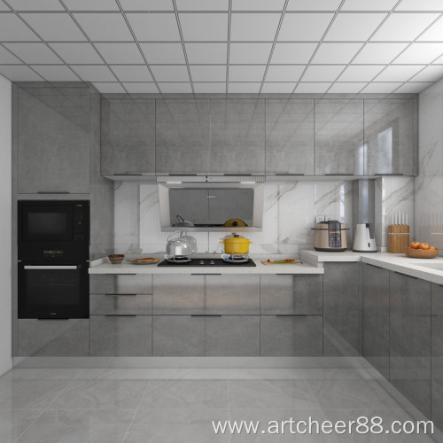 Imported high gloss Laminate kitchen